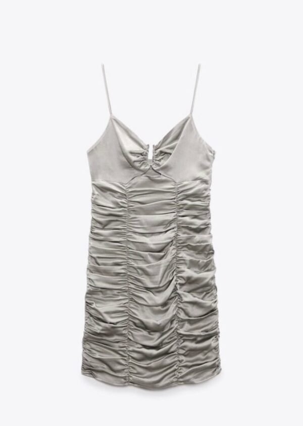 Vestido cinza zara