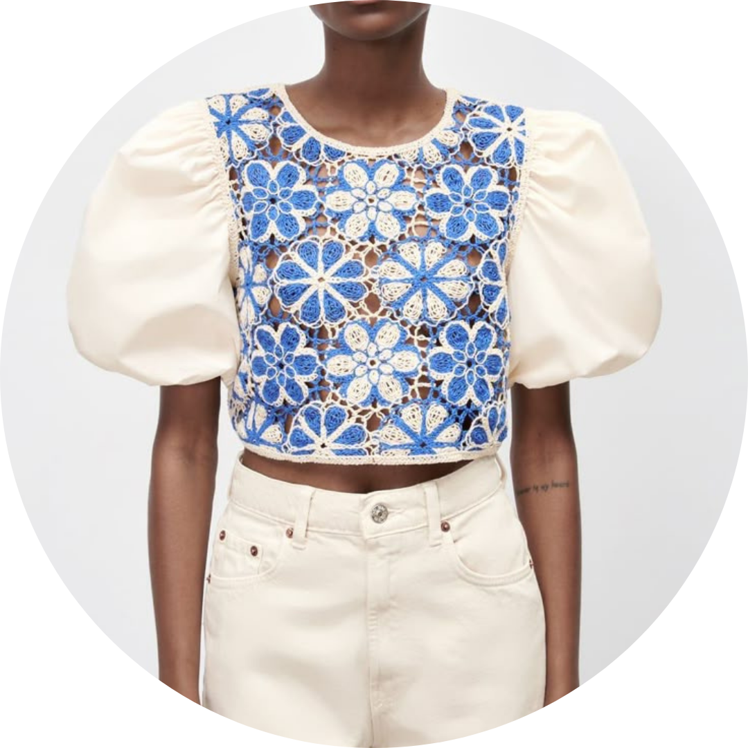 top-crochet-feminino-zara